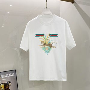 GUCCI 高级 Tシャツ メンズ かっこいい 快適 ブラック ホワイト