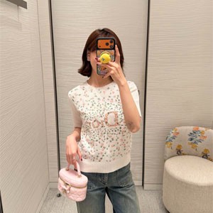 ディオール T シャツ フラワージャカード 着用イメージ