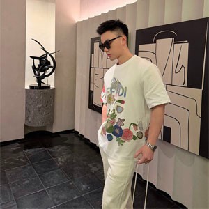 FENDI タカノ綾 コラボ Tシャツ 26SS 新作 ホワイト