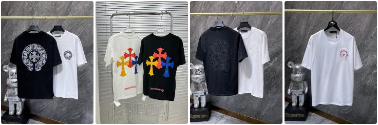クロムハーツ 2026 春夏 T シャツ レディース ストリートファッション ゴシックデザイン
