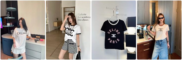 セリーヌ 2026 春夏 T シャツ レディース 高級ブランド