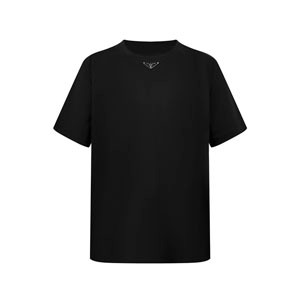 ミニマルトライアングルロゴTシャツ（上品ベーシック）