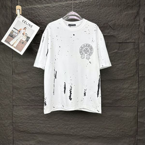 クロムハーツ T シャツ 2026 夏新作 ペイント柄