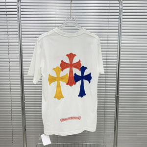 クロムハーツ T シャツ カラークロス バックプリント ホワイト