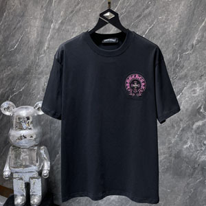 クロムハーツ T シャツ ホースシュー梵字クロス 手刺繍 ブラック 背面