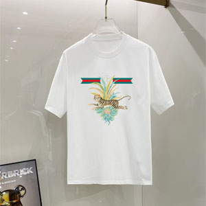 GUCCI 高级 Tシャツ メンズ かっこいい 快適 ブラック ホワイト