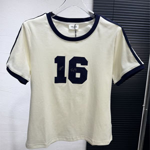 セリーヌ  T シャツ 16 ナンバー ネイビー リンガー 着用イメージ