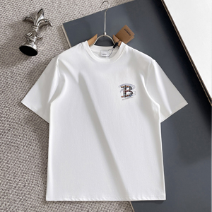 バーバリー Bロゴ刺繍 半袖Tシャツ