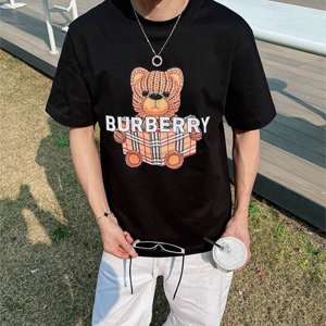 バーバリー テディベアプリント T シャツ